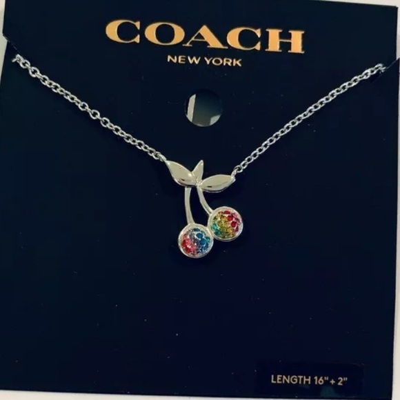 🆕Coach CHERRY 🍒RAINBOW 🌈 16"-18", *PRIDE* - Picture 2 of 6